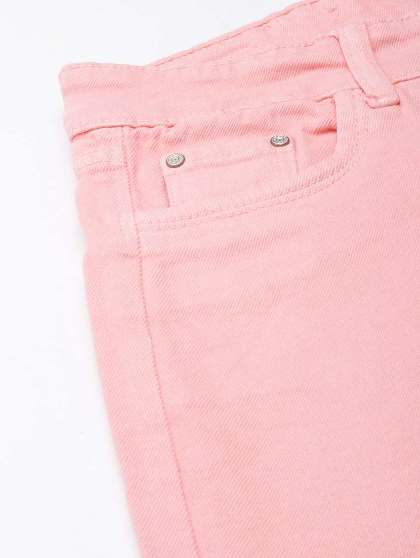 women's plain straight fit jeans - 20383221 -  Standard Image - 5