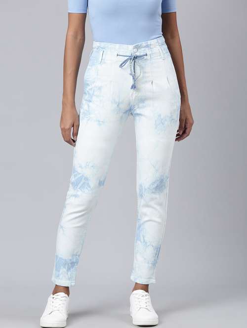 women's tie & dye slim fit jeans - 20383240 -  Standard Image - 0