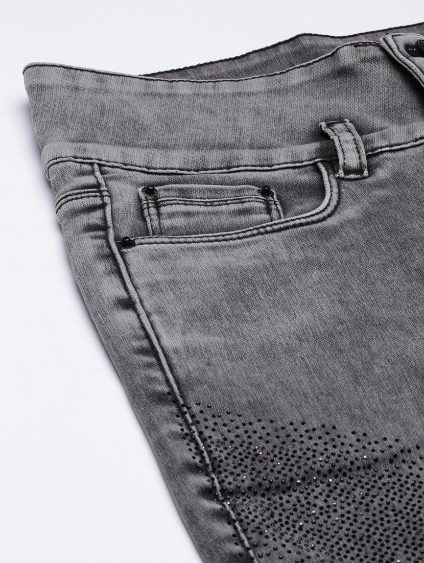 women's plain slim fit jeans - 20383243 - Standard Image - 5
