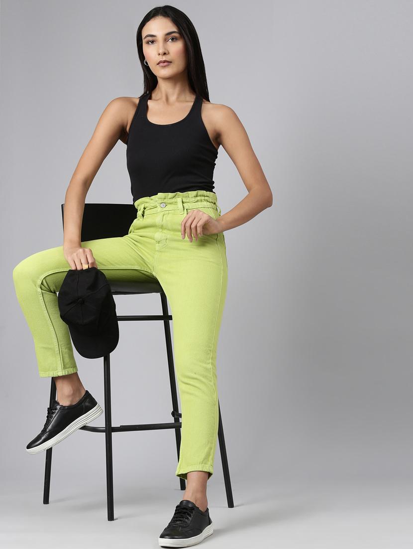 women's plain slim fit jeans - 20383252 - Standard Image - 3