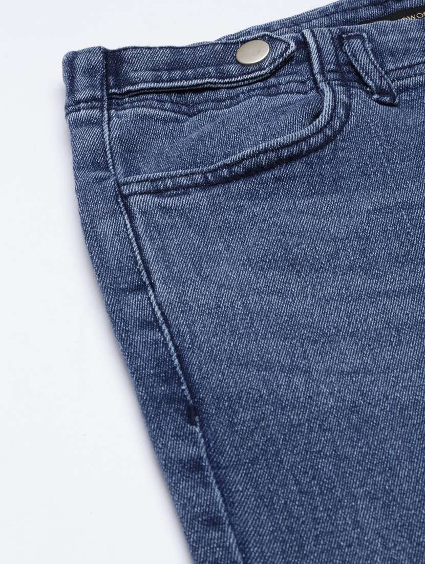 women's plain straight fit jeans - 20383274 -  Standard Image - 5