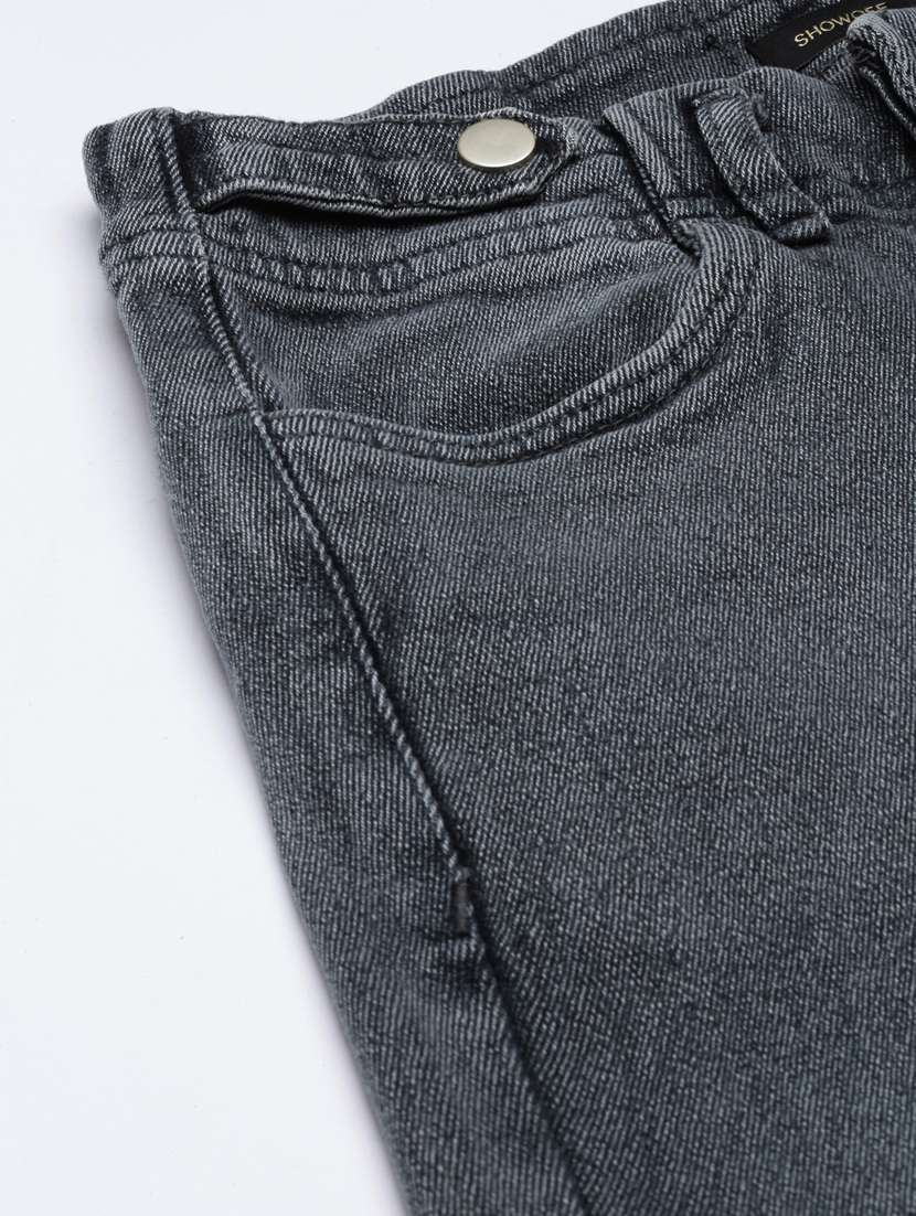 women's plain straight fit jeans - 20383276 -  Standard Image - 5