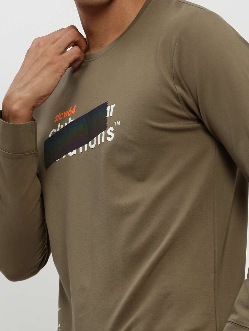 mens front print sweatshirt - 20383859 - Standard Image - 5