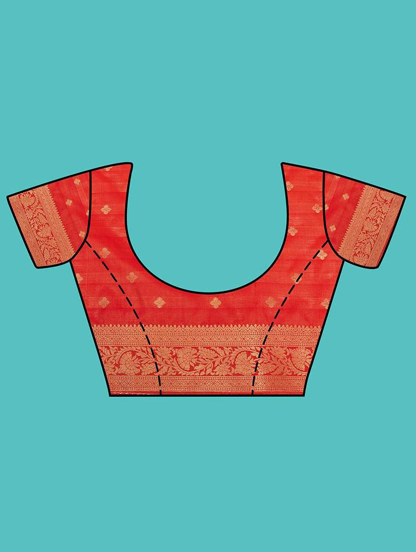 women's banarasi saree with blouse - 20384209 -  Standard Image - 3