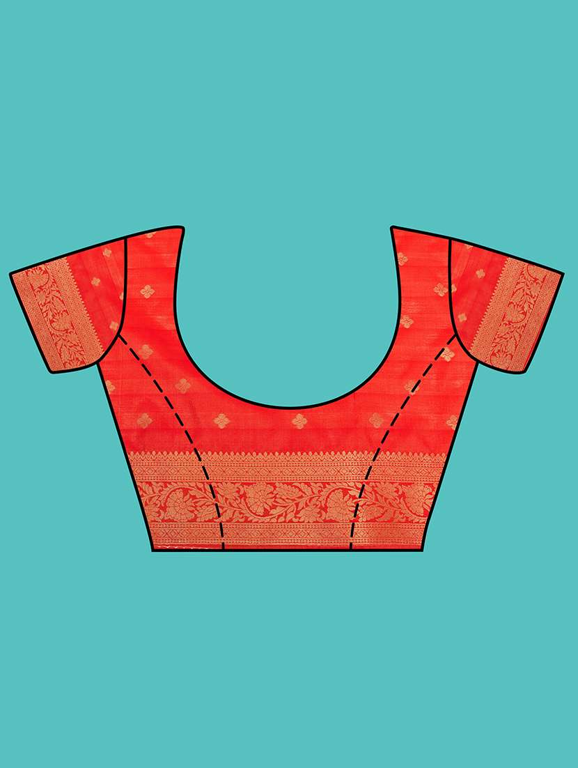 women's banarasi saree with blouse - 20384213 -  Standard Image - 3