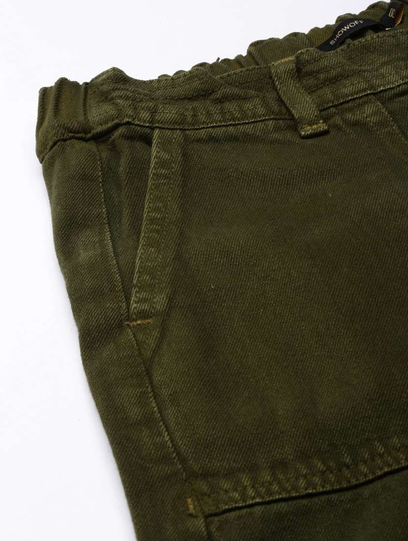 women's plain wide leg jeans - 20385134 - Standard Image - 5