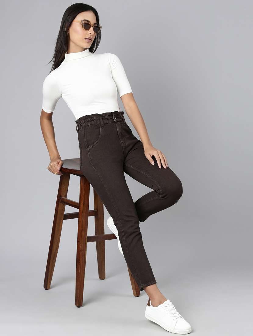 women's plain slim fit jeans - 20385138 -  Standard Image - 3