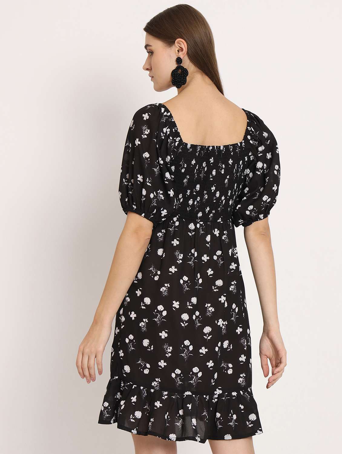 black floral sheath dress - 20386209 -  Standard Image - 3