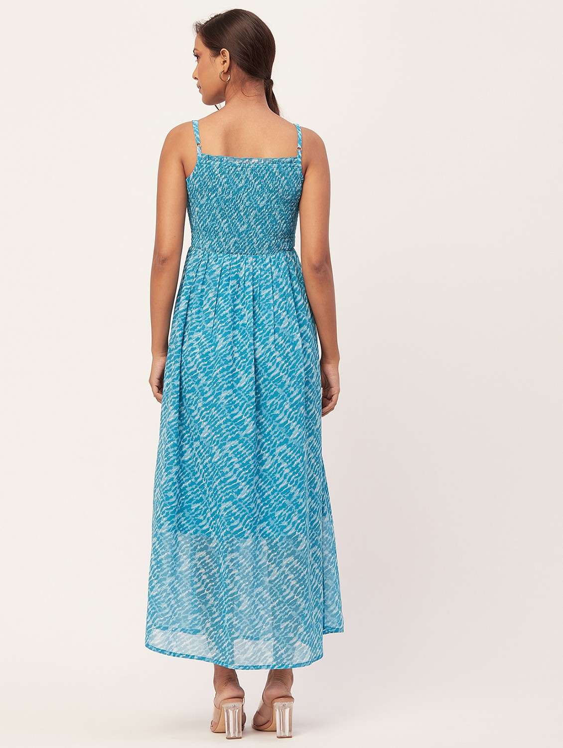 blue printed maxi dress - 20386227 -  Standard Image - 3