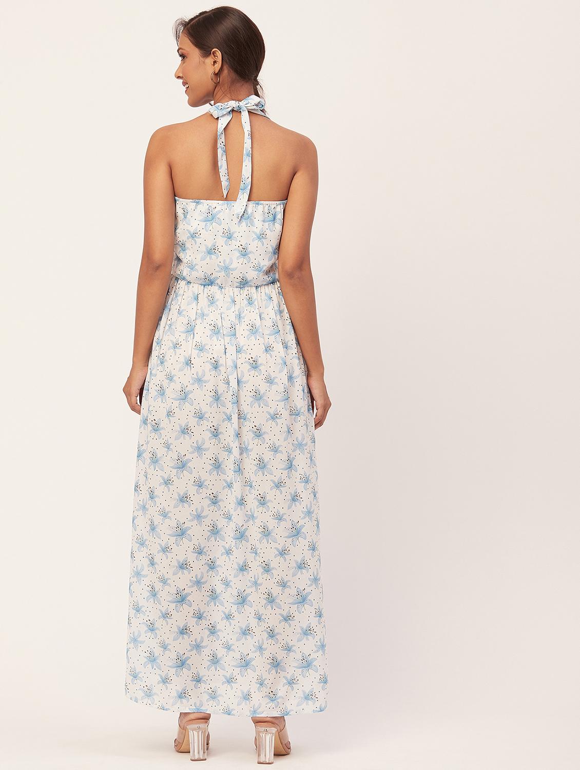 optic white floral maxi dress - 20386230 - Standard Image - 3