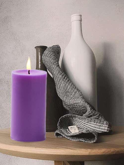 peepalcomm pillar candles combo set