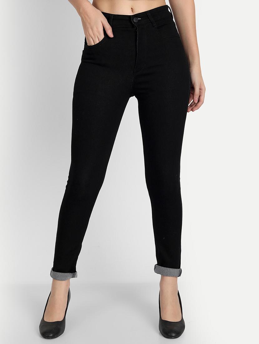 women's plain skinny fit jeans