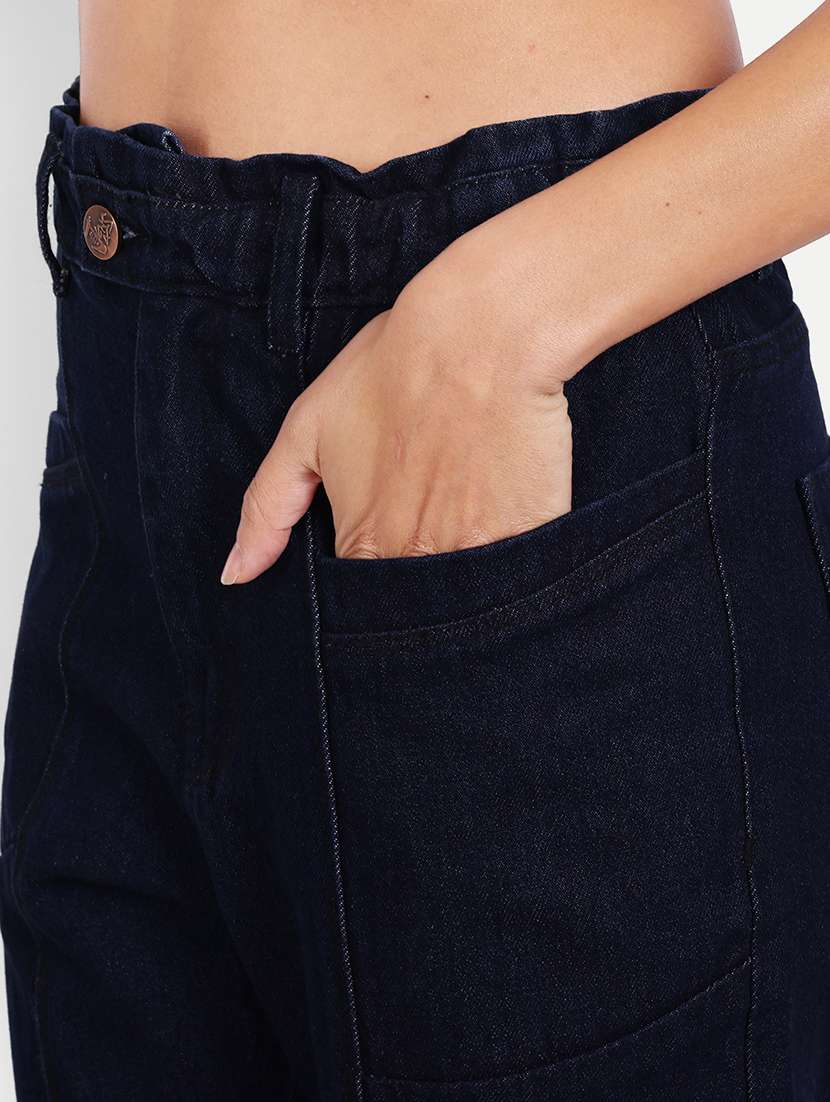 women's plain boyfriend fit jeans - 20386527 - Standard Image - 5
