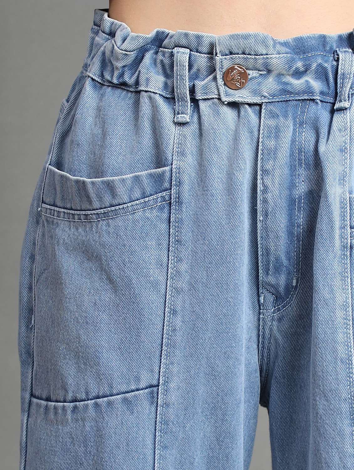 women's plain boyfriend fit jeans - 20386609 -  Standard Image - 5