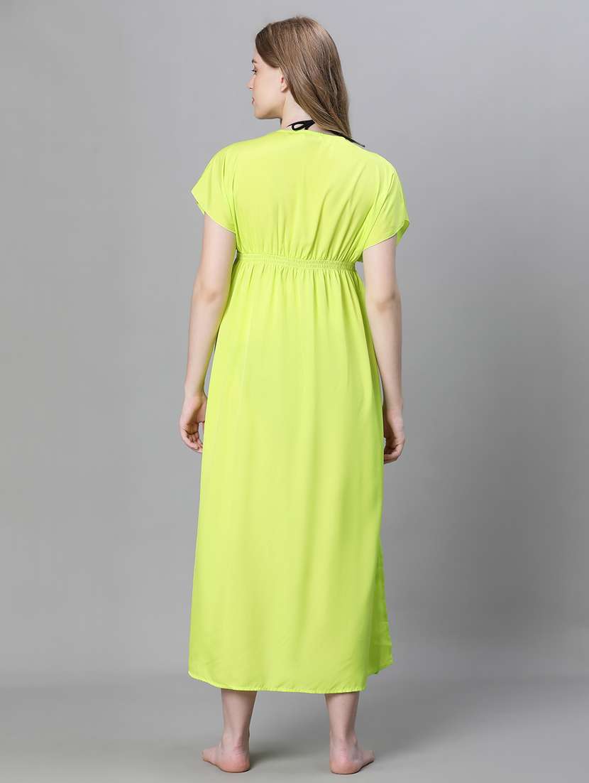 women green coverups beachwear dress - 20386732 -  Standard Image - 3