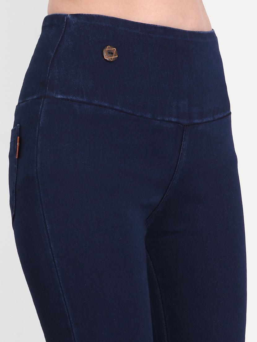 women blue denim jegging - 20386742 - Standard Image - 5