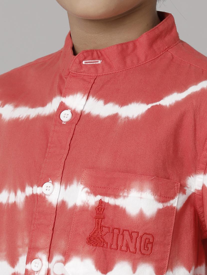 boys red tie n dye shirt - 20386929 - Standard Image - 5