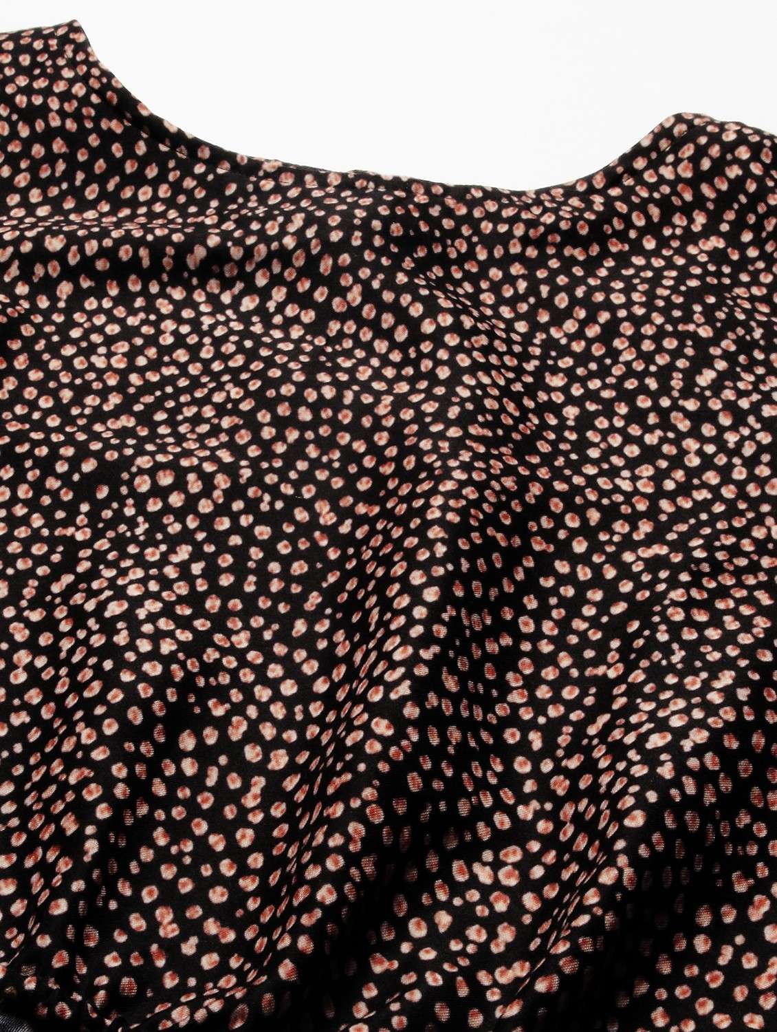 black printed blouson top - 20387240 - Standard Image - 5