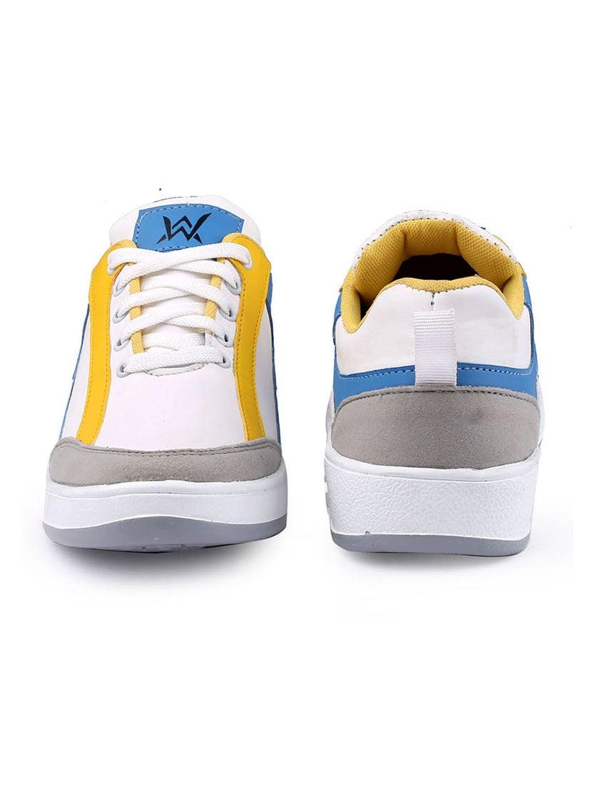 men color block white lace up sneaker - 20387873 - Standard Image - 3