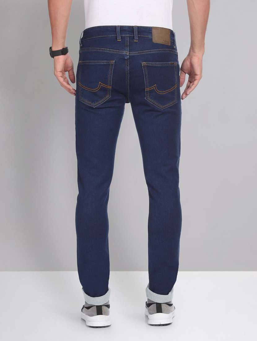 mens slim fit plain jeans - 20387900 -  Standard Image - 3