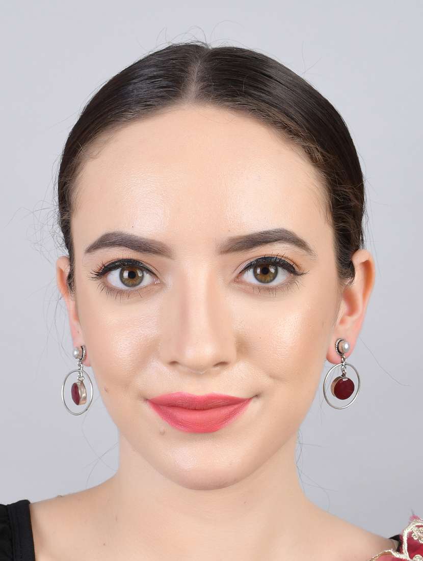 multi colored alloy balli earrings - 20388672 - Standard Image - 3