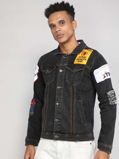 black denim jacket - 20388711 -  Standard Image - 0