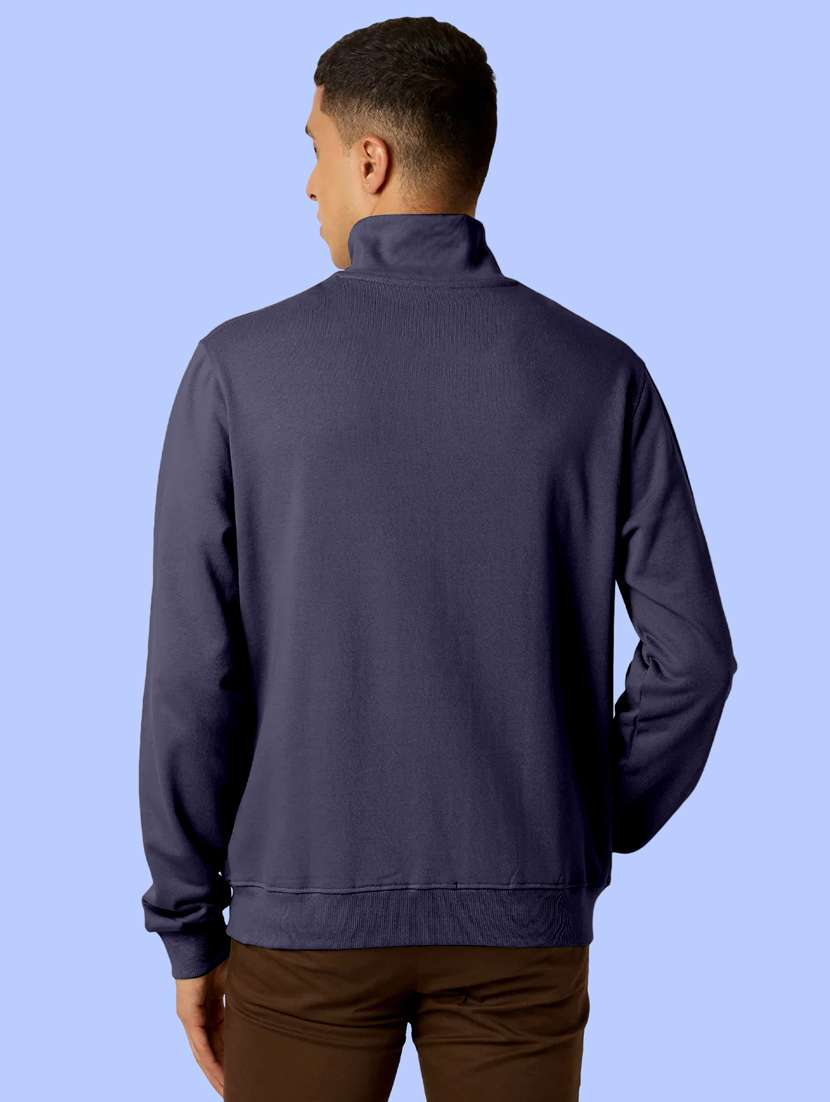 blue fleece casual jacket - 20388739 -  Standard Image - 3