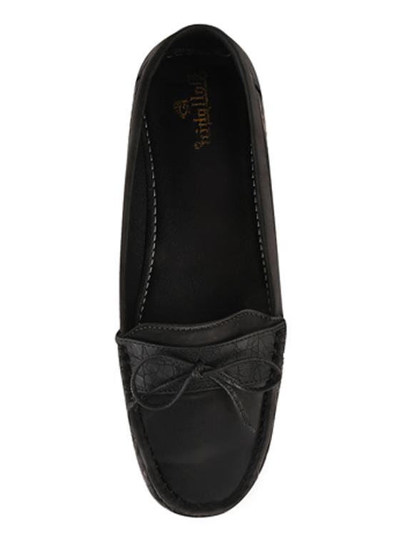 black slip on loafer - 20389069 - Standard Image - 5