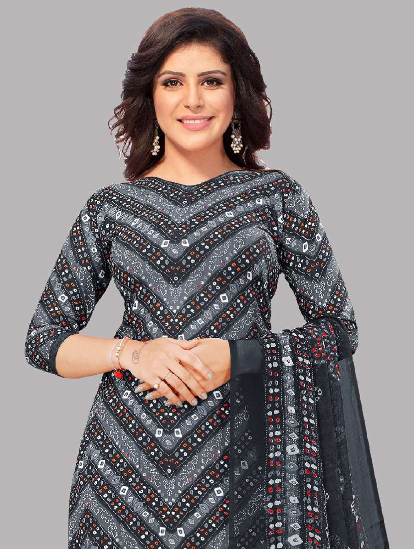 women grey unstitched patiyala suits - 20390191 - Standard Image - 3