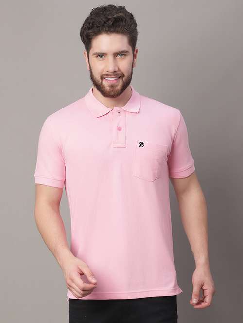 men solid polo t-shirt - 20390507 - Standard Image - 0