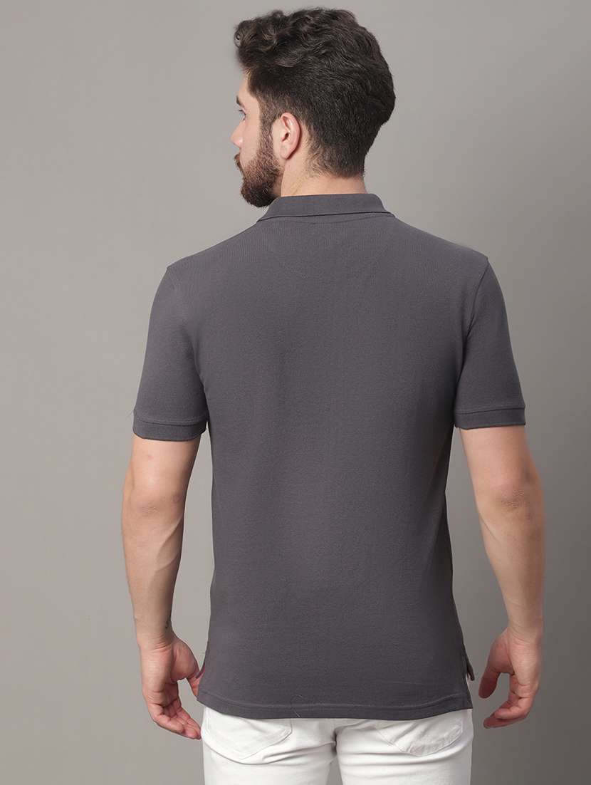 men solid polo t-shirt - 20390510 -  Standard Image - 3