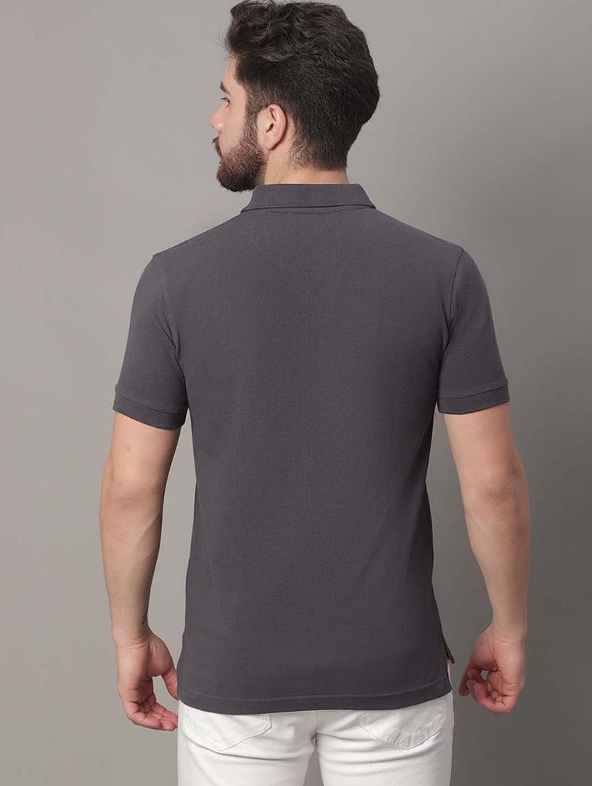 men solid polo t-shirt - 20390515 - Standard Image - 3