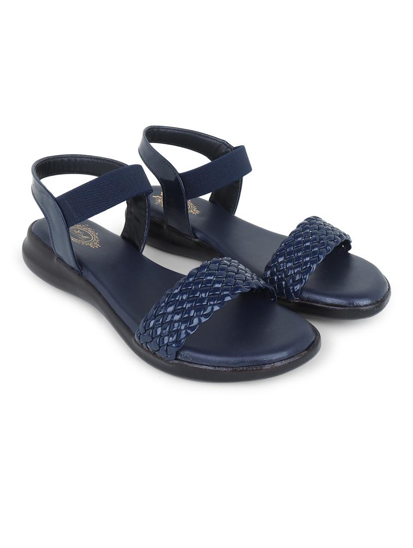 blue ankle strap sandal - 20393384 - Zoom Image - 0