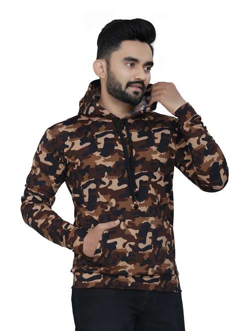 mens all over print sweatshirt - 20393525 - Standard Image - 0