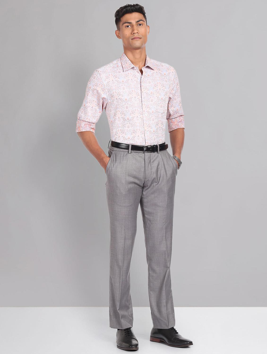 men's slim fit formal shirt - 20396456 - Standard Image - 3