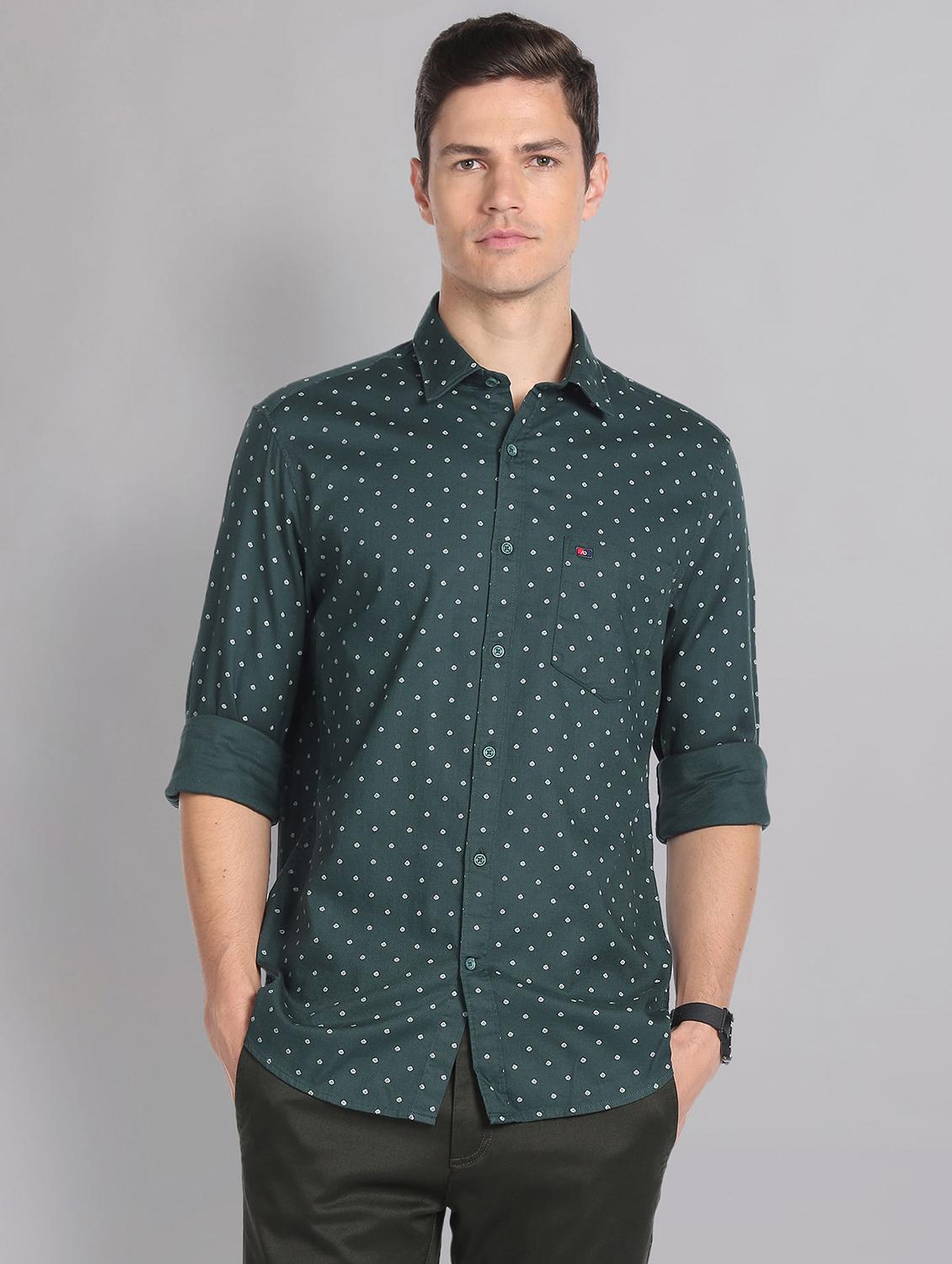 men's long sleeves casual shirt - 20396468 - Zoom Image - 0