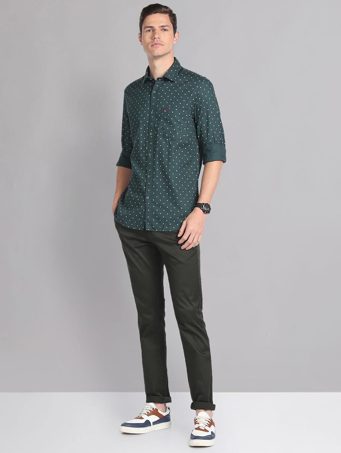 men's long sleeves casual shirt - 20396468 - Standard Image - 3