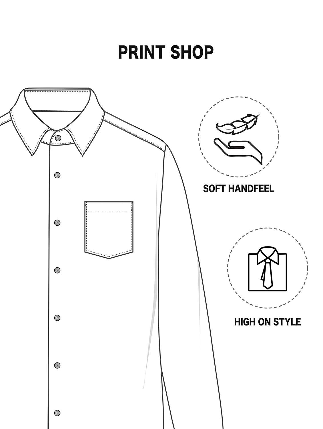 men's long sleeves casual shirt - 20396471 -  Standard Image - 5