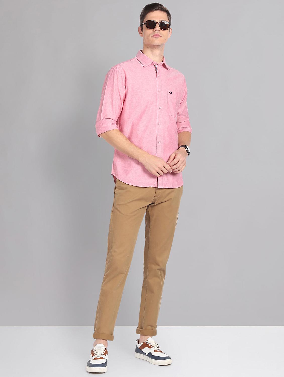 men's long sleeves casual shirt - 20396473 - Standard Image - 3