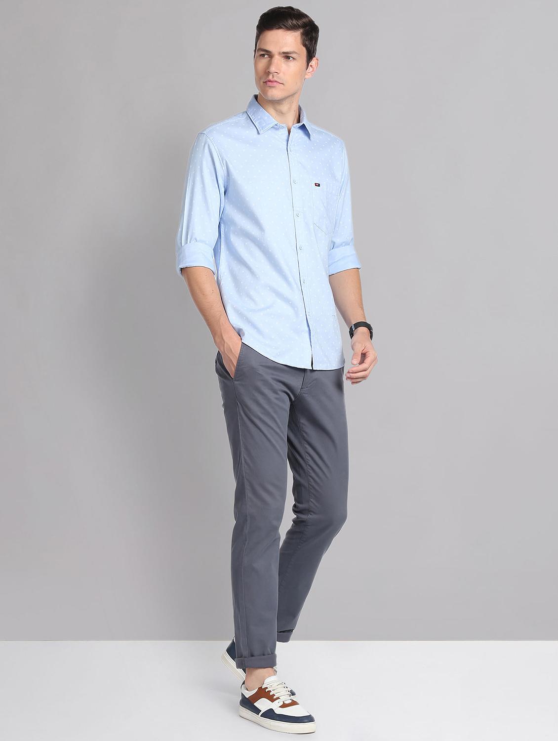 men's long sleeves casual shirt - 20396475 - Standard Image - 3