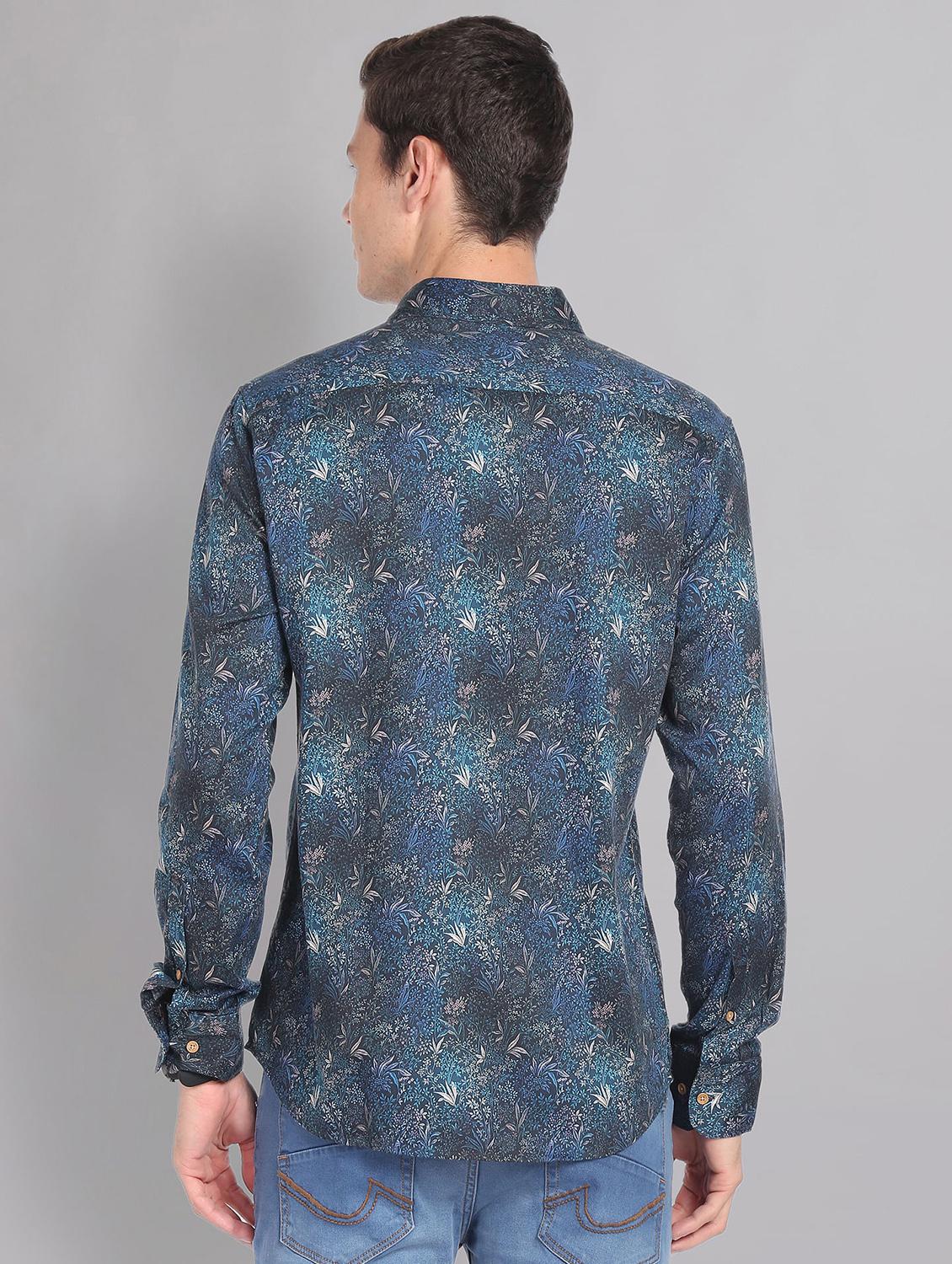 tropical print cotton shirt - 20396481 - Standard Image - 3