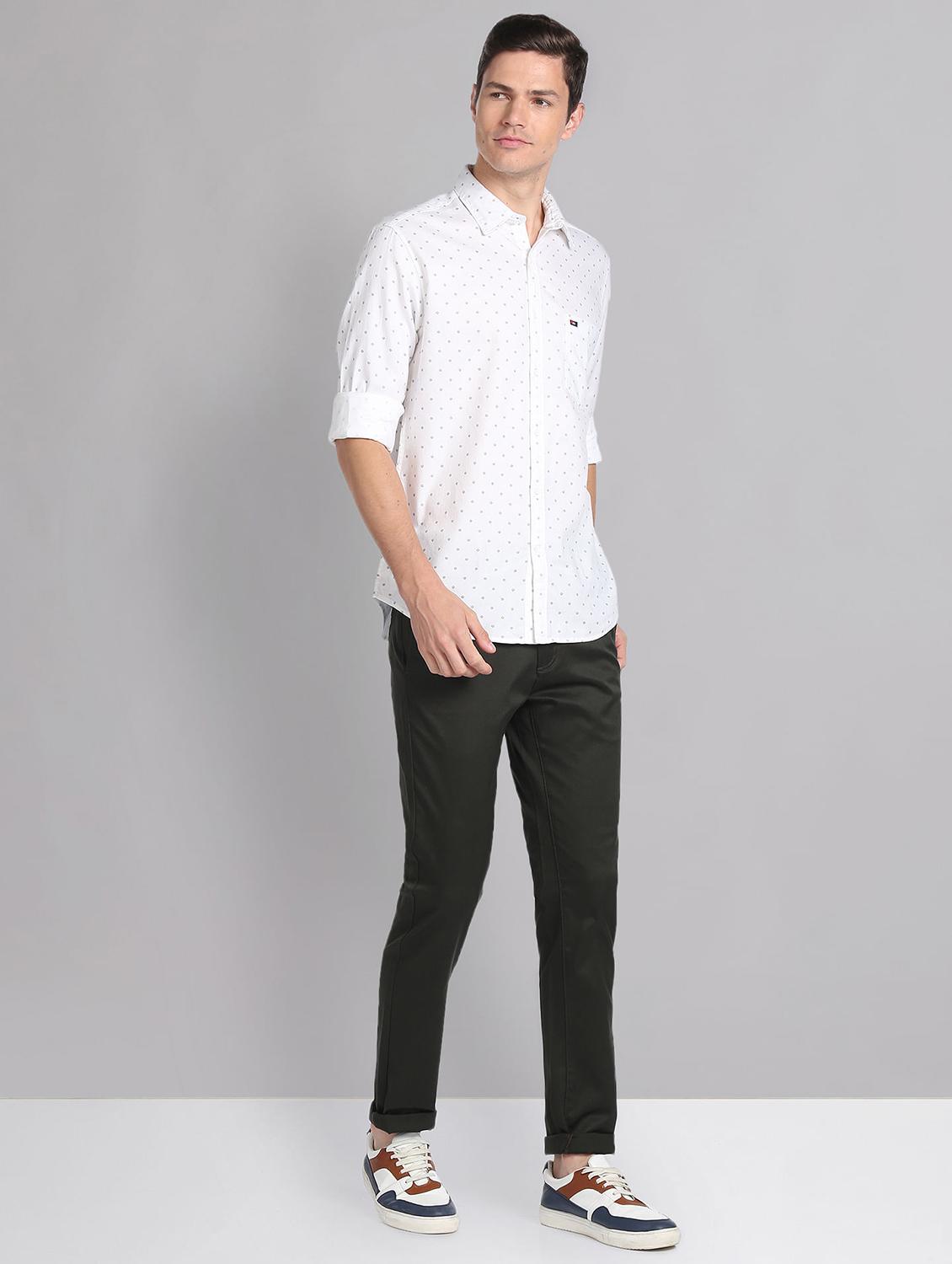 men's long sleeves casual shirt - 20396483 - Standard Image - 3