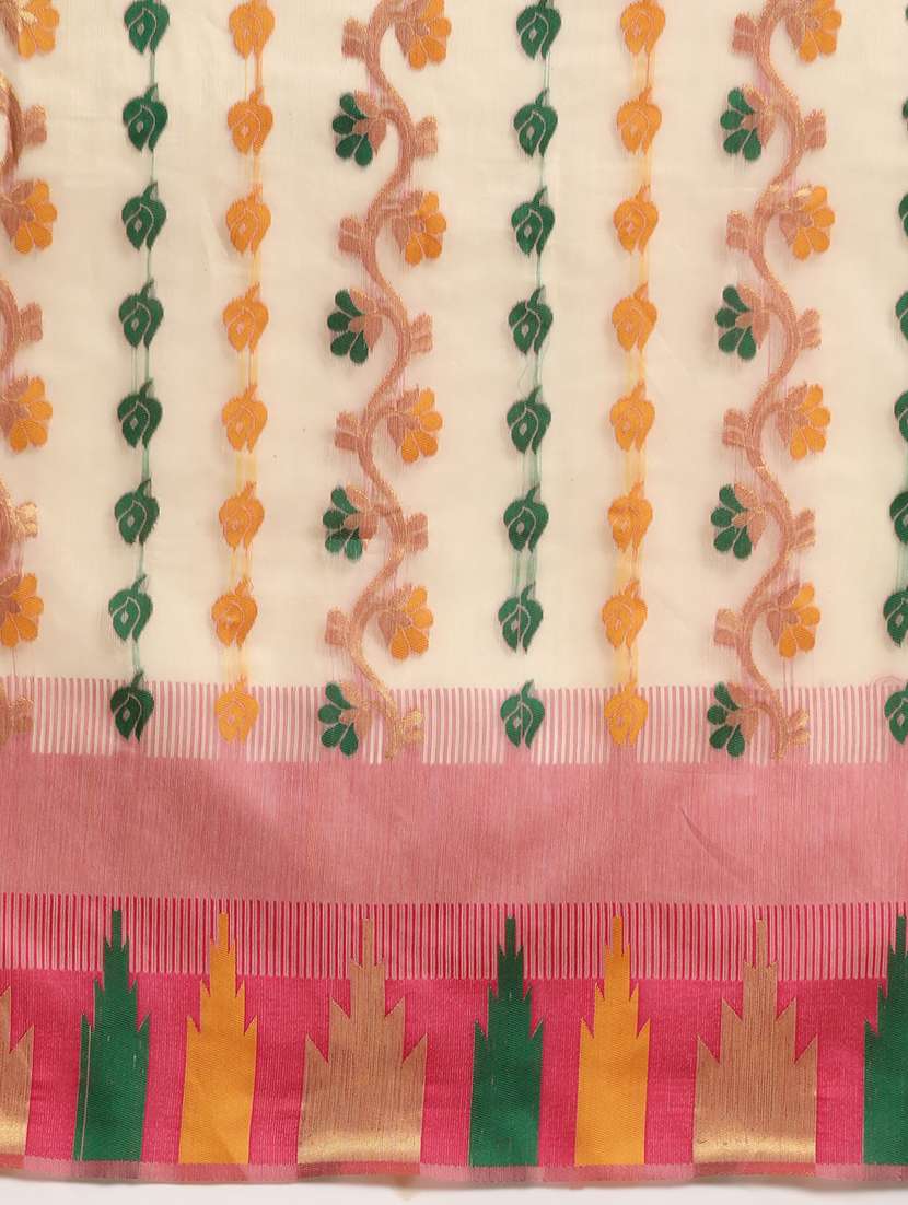 women's self design pink colored saree - 20396596 -  Standard Image - 5