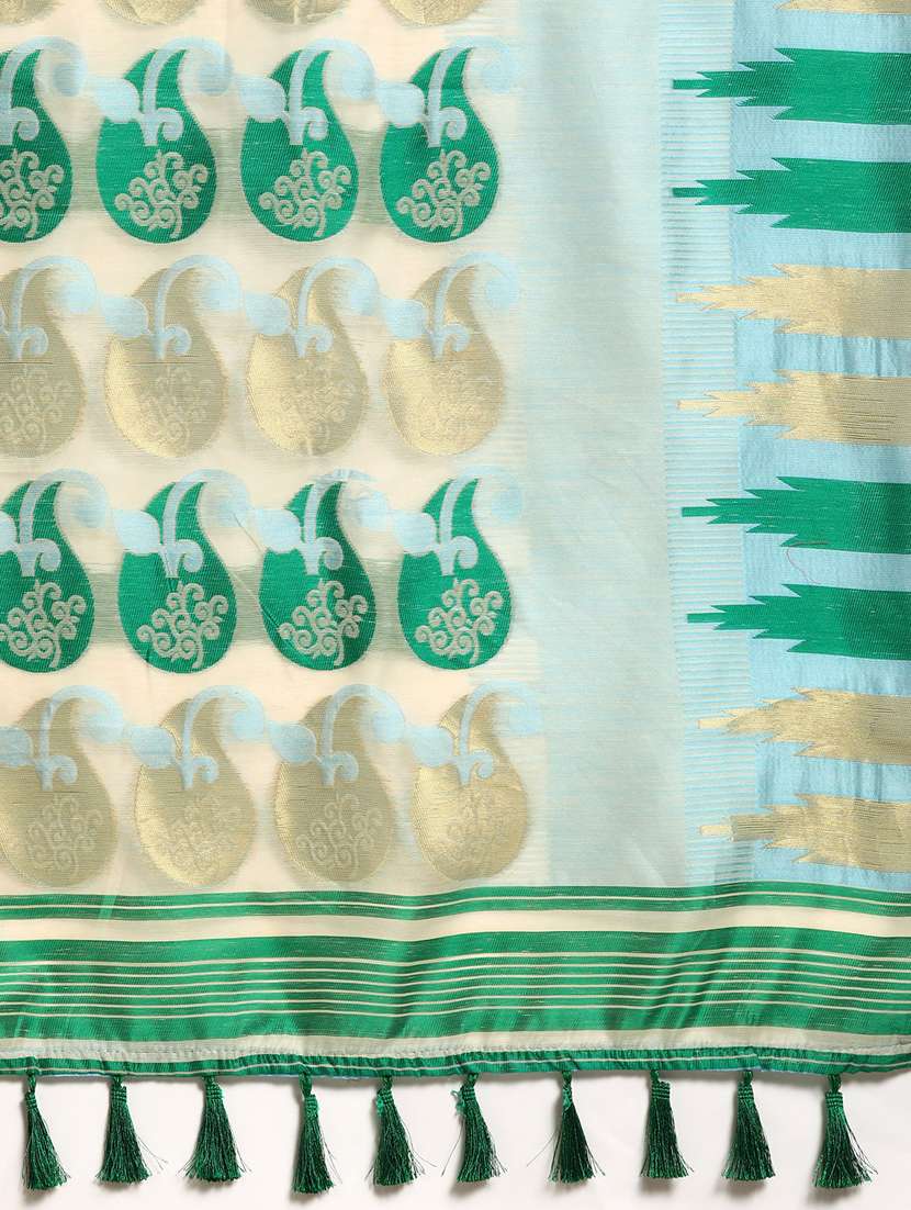 women's self design multi colored saree - 20396598 -  Standard Image - 5