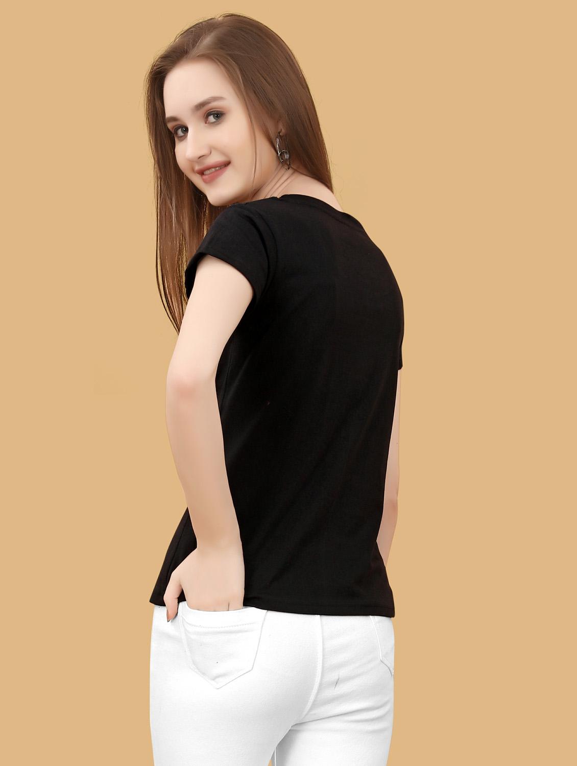 round neck printed t-shirt - 20396670 - Standard Image - 3