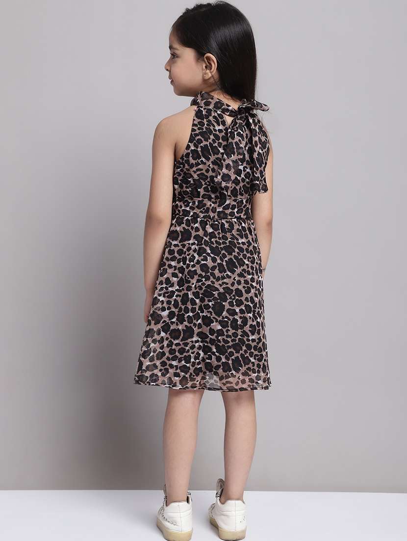 girls halter neck sleeveless frock - 20396811 -  Standard Image - 3