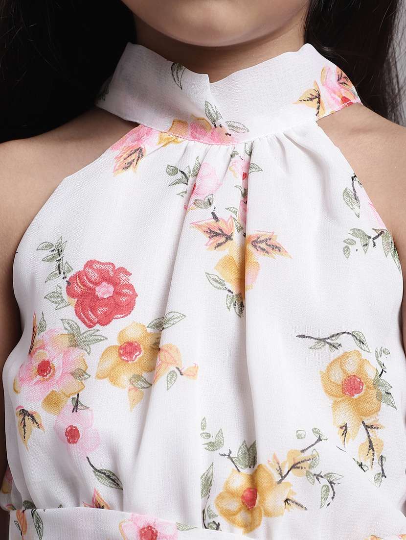 girls halter neck sleeveless frock - 20396817 -  Standard Image - 5