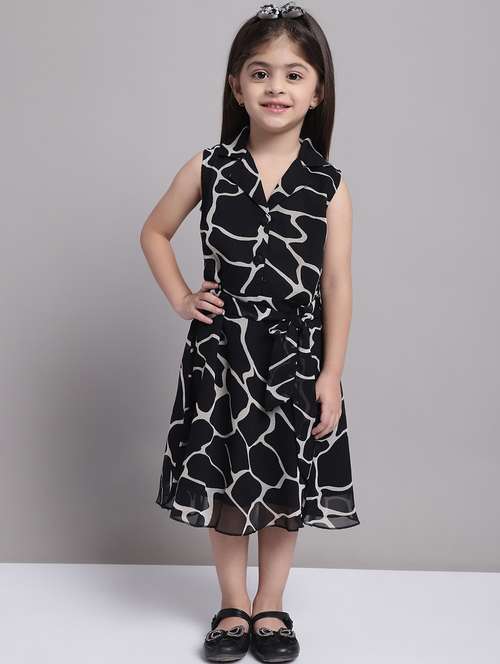 girls collared sleeveless frock - 20397152 -  Standard Image - 0