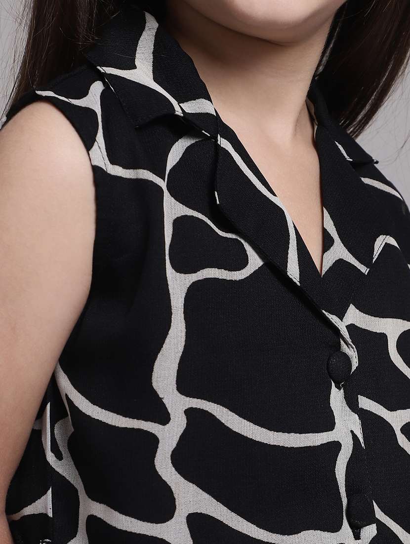 girls collared sleeveless frock - 20397152 -  Standard Image - 5