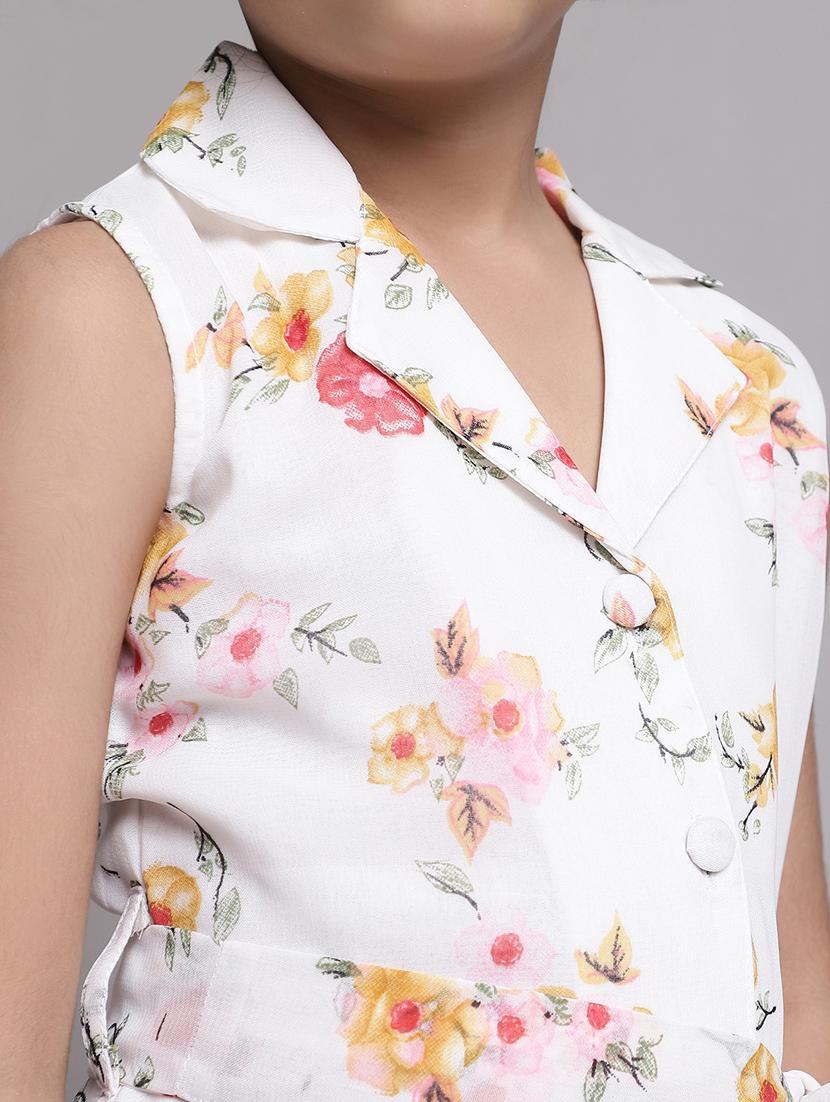 girls collared sleeveless frock - 20397155 - Standard Image - 5